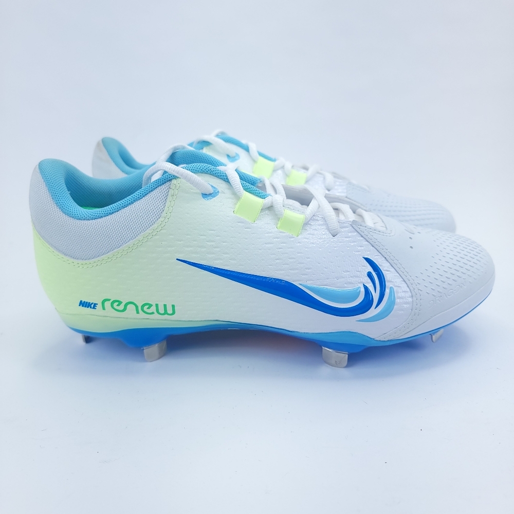 Nike White and Blue Athletic Shoes